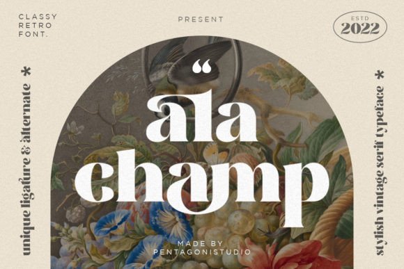 Ala Champ Font for Bold Branding