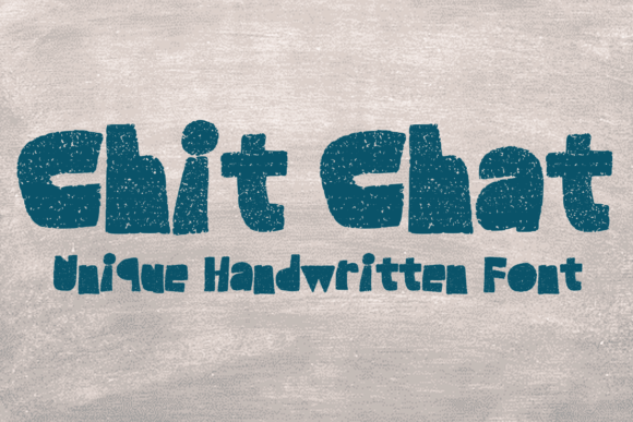 Chit Chat Font: Playful Display for Creative Projects