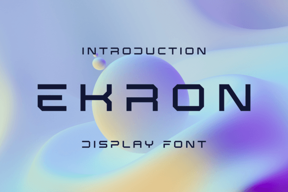 Ekron Font: Bold and Stylish