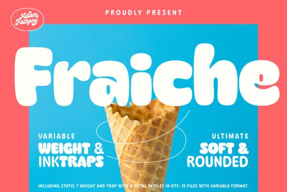 Fraiche Font: Bright & Rounded