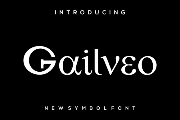 Gailveo Font: Bold and Unique