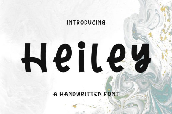 Heiley Font: Elegant Handwritten Style