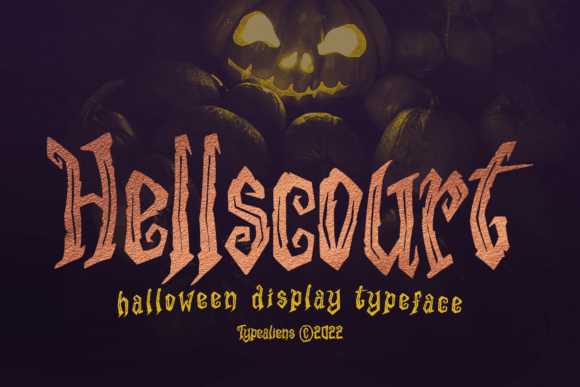 Hellscourt: A Spooky Font for Bold Branding