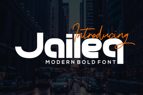 Jaileq: A Bold Font for Creative Projects