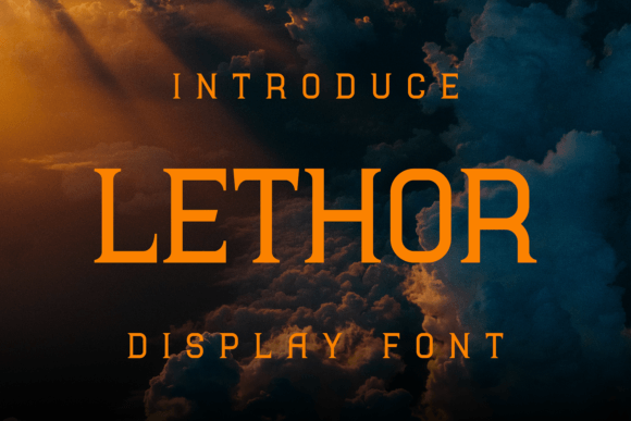 Lethor: A Bold Font for Business Branding