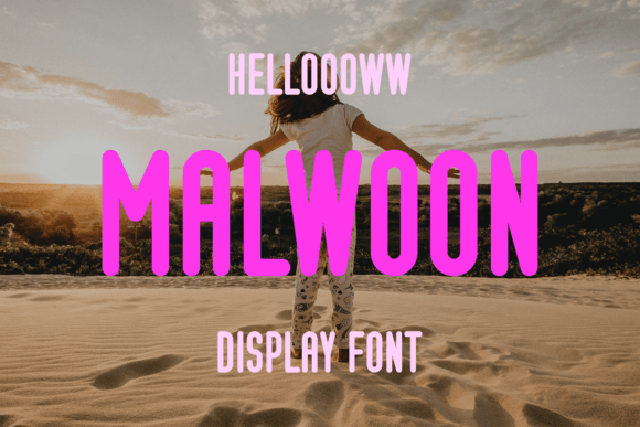Malwoon: A Trendy Display Font