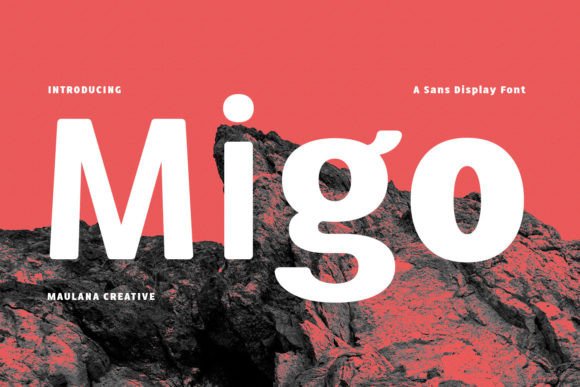 Migo: A Modern Display Font for Business Branding
