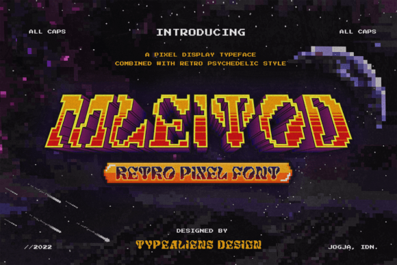 Mleitod: A Retro-Pixel Font for Bold Campaigns