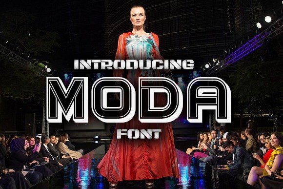Moda: A Bold Display Font for Creative Campaigns