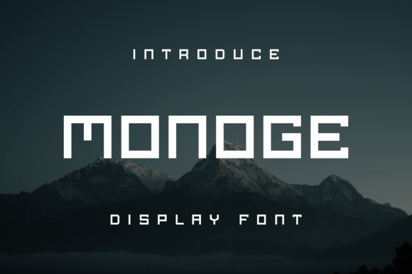 Monoge: A Font for Business Brilliance