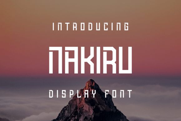 Nakiru: A Creative Font for Crafters