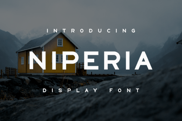 Niperia Font: Bold & Unique