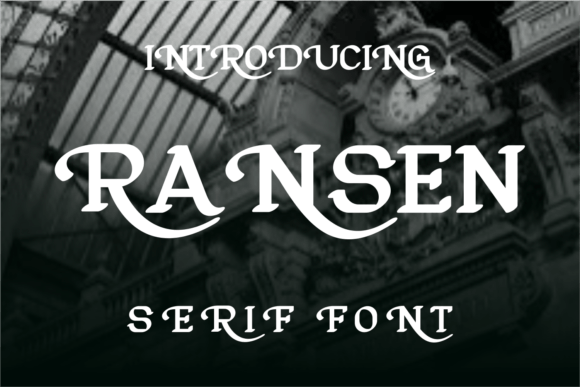 Ransen: A Bold Display Font