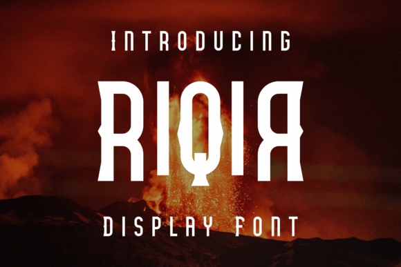 Riqir: A Bold Display Font for Creative Projects
