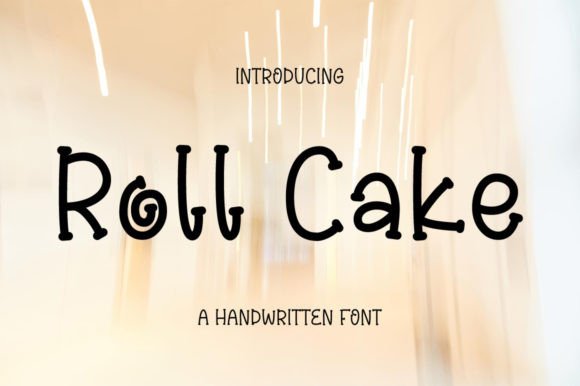 Roll Cake Font for Business Branding