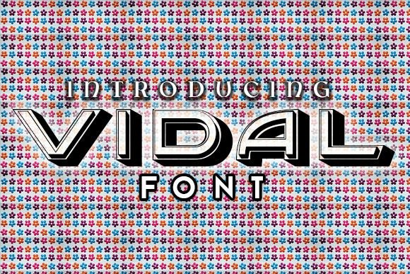 Vidal Font: Bold and Retro