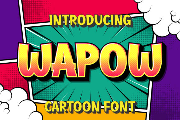 Wapow: A Bold Display Font for Creative Projects