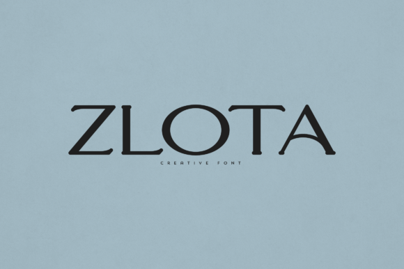 Zlota Font for Creative Makers