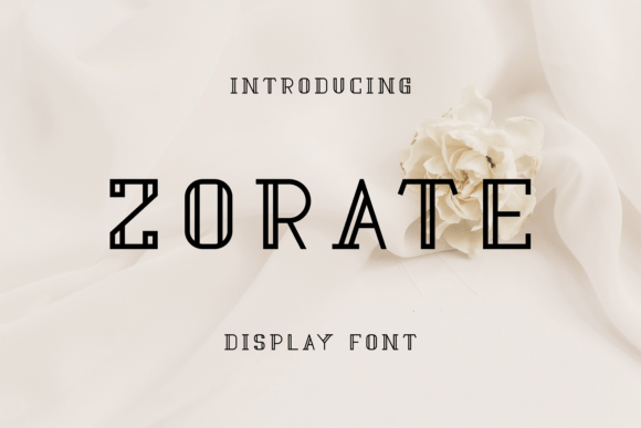 Zorate Font for Business Branding